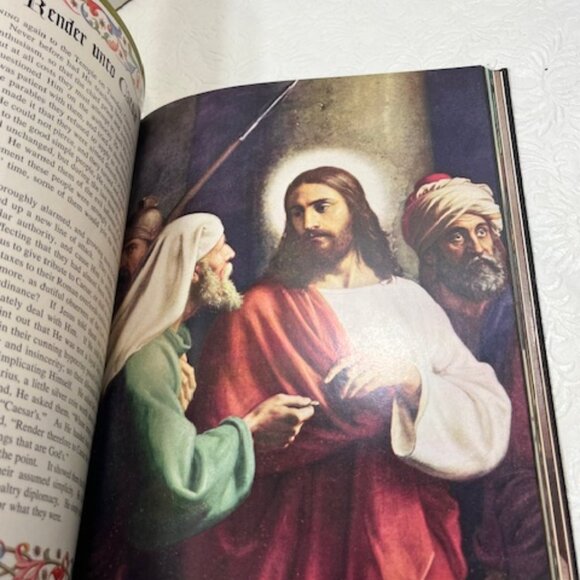 VTG 1955 "My Catholic Devotions" Catholic Manual of Prayers Leather Covers - Picture 12 of 16